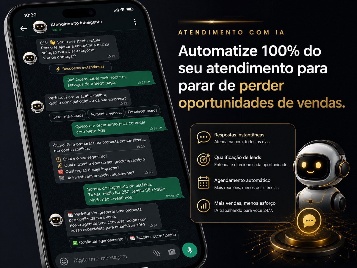 WhatsApp com IA demonstrativo da Alavanca de Vendas