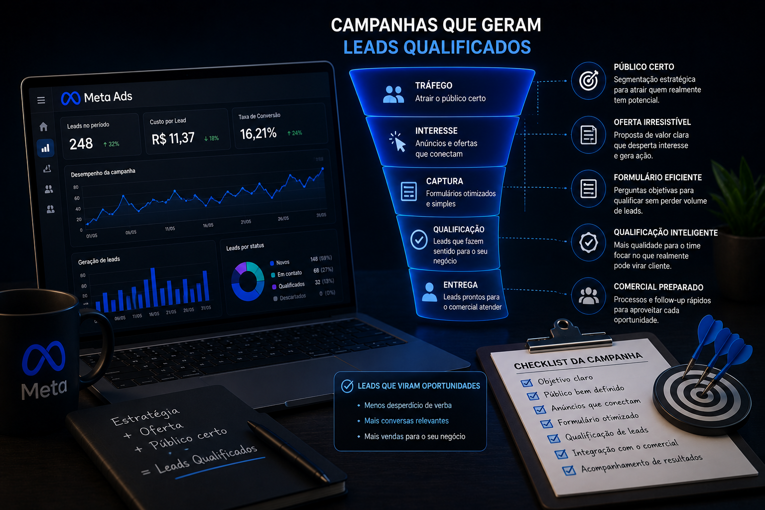 Como usar Meta Ads para atrair leads Qualificados