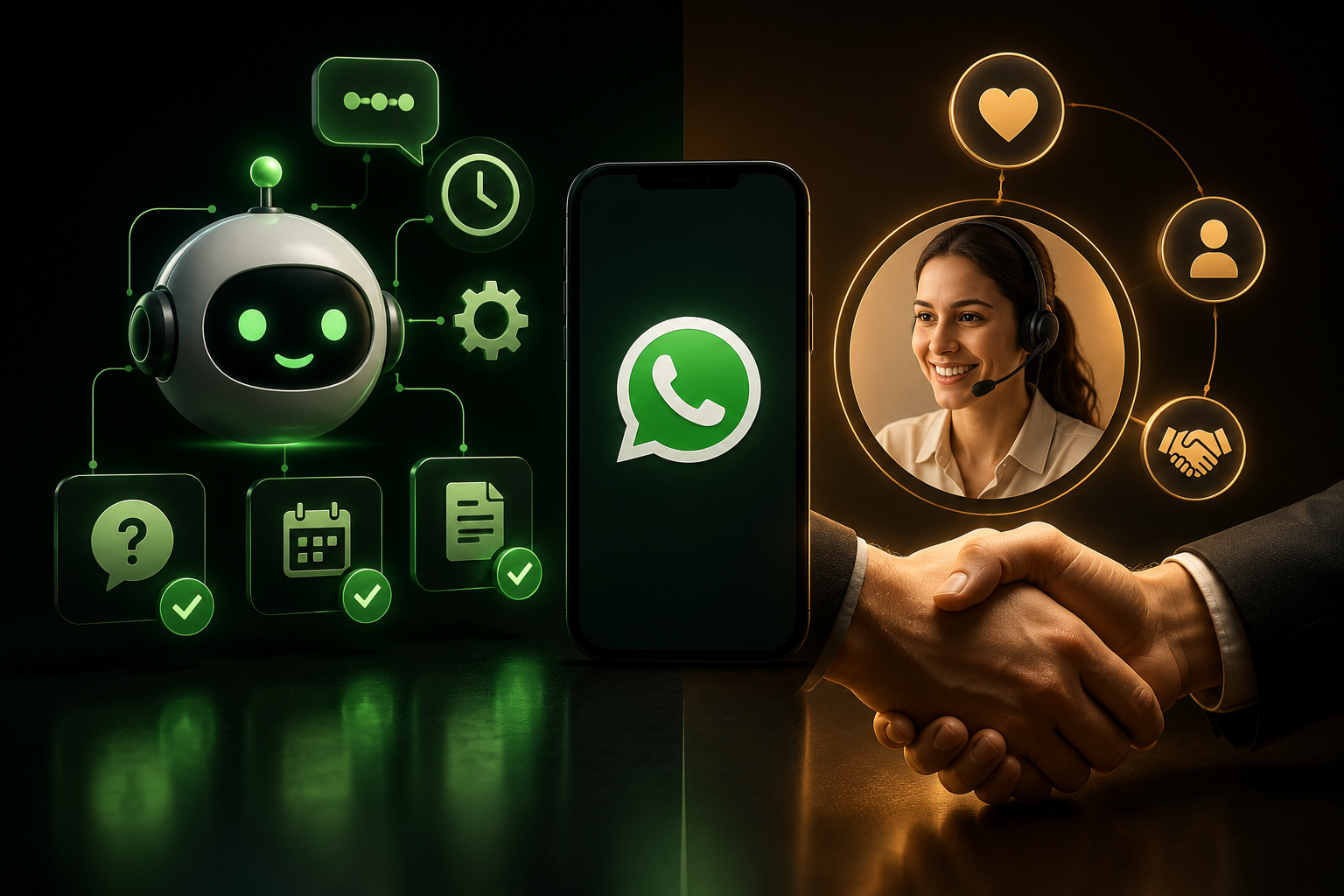 Tecnologia e conexão humana em harmonia