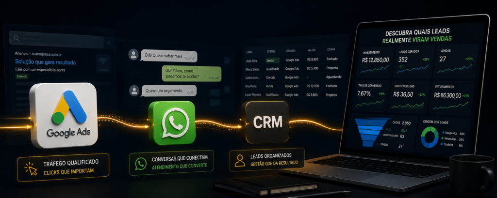 plataformas e significados quando pensamos em geração de leads, vendas online, CRM, gestão de dados