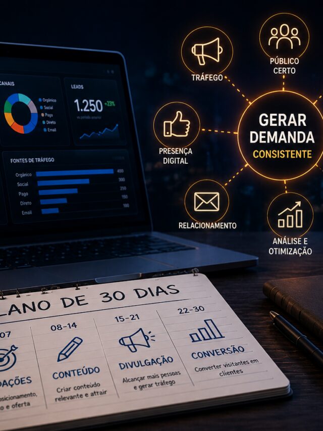 Marketing Digital para Pequenas Empresas: Plano Prático de 30 Dias...